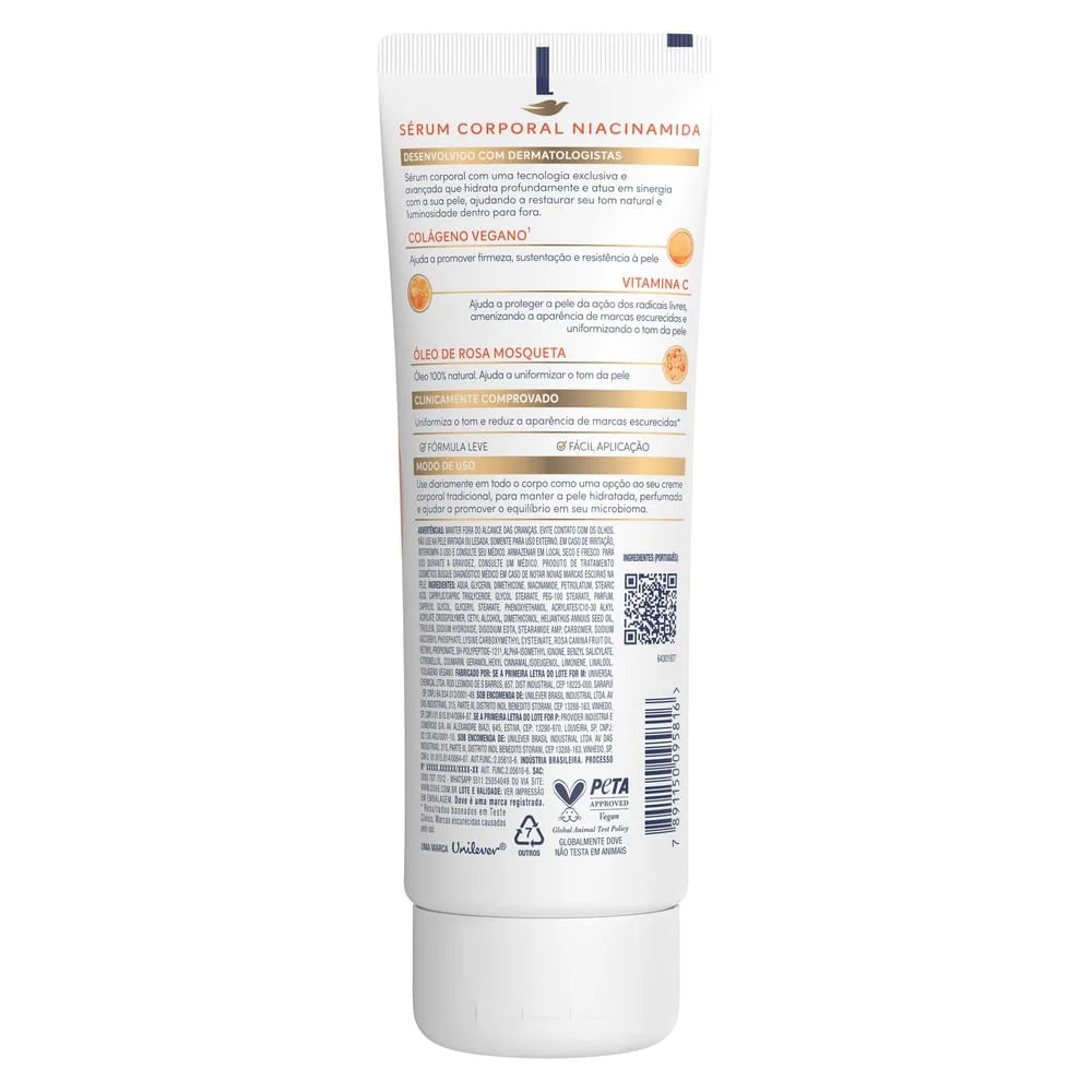 Sérum Corporal Dove Uniformizador com Niacinamida 180ml