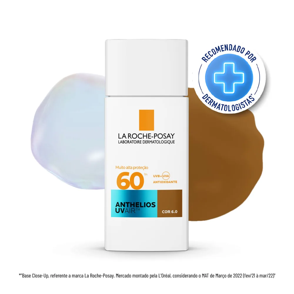 Protetor Solar Facial Anthelios UV Air Cor 6.0 Fps60 45ml