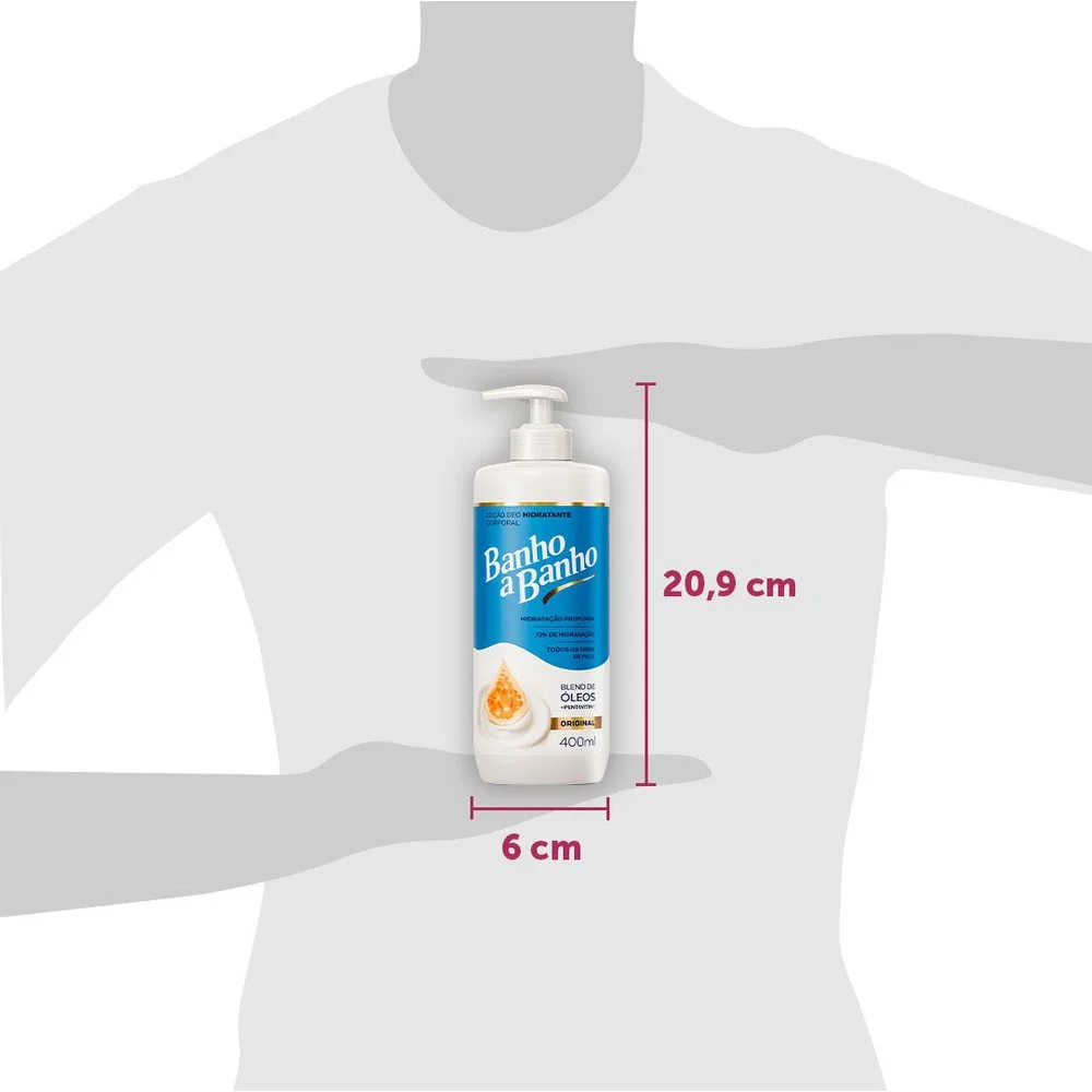 Deo-Hidratante Loção Banho A Banho Original Blend De Óleos E Pentavitin 400ml