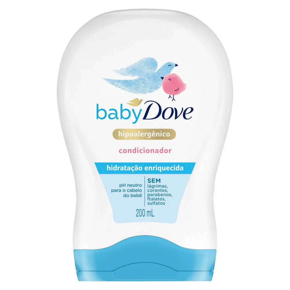 Condicionador Infantil Baby Dove Hidratação Enriquecida 200ml