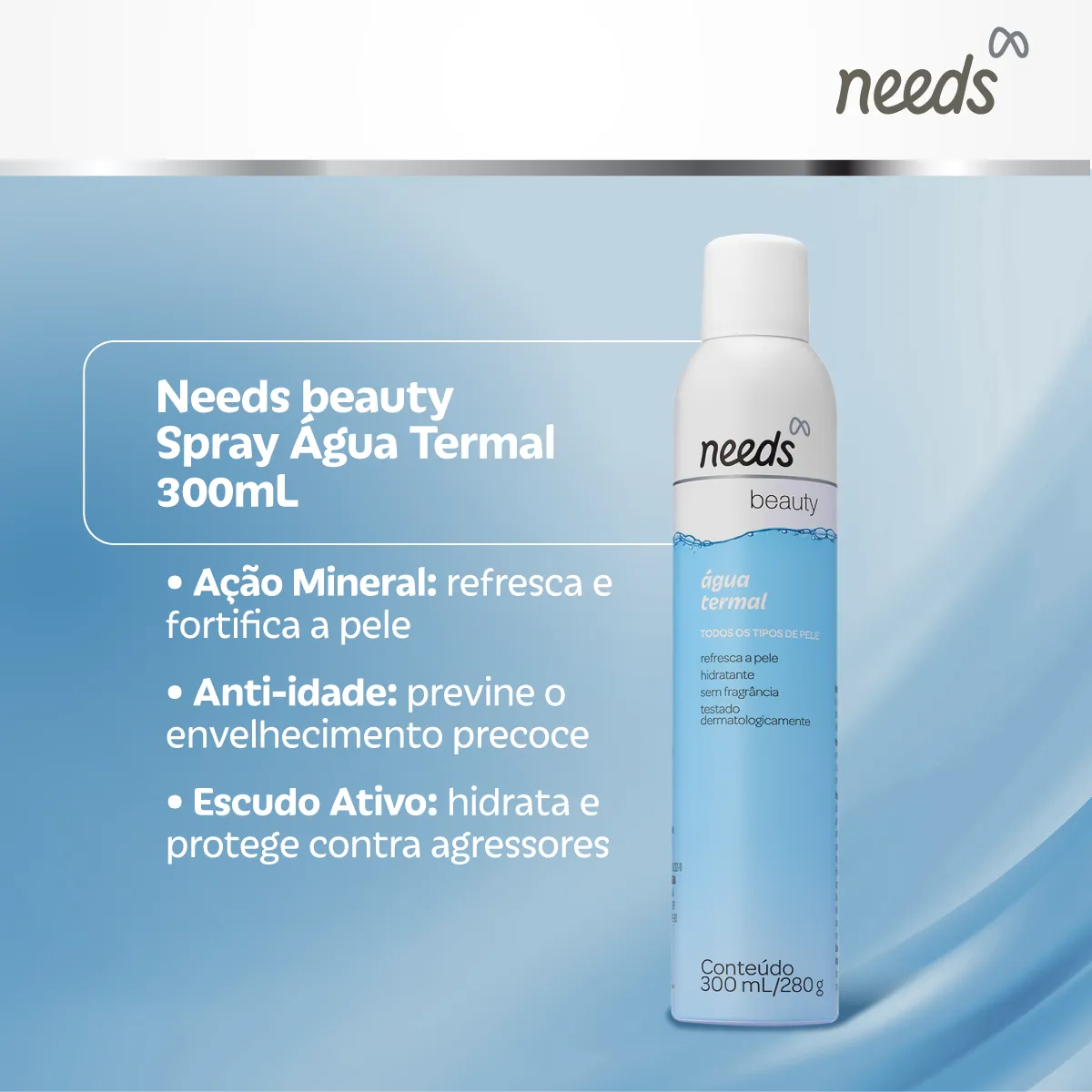 Needs Água Termal Facial 300ml