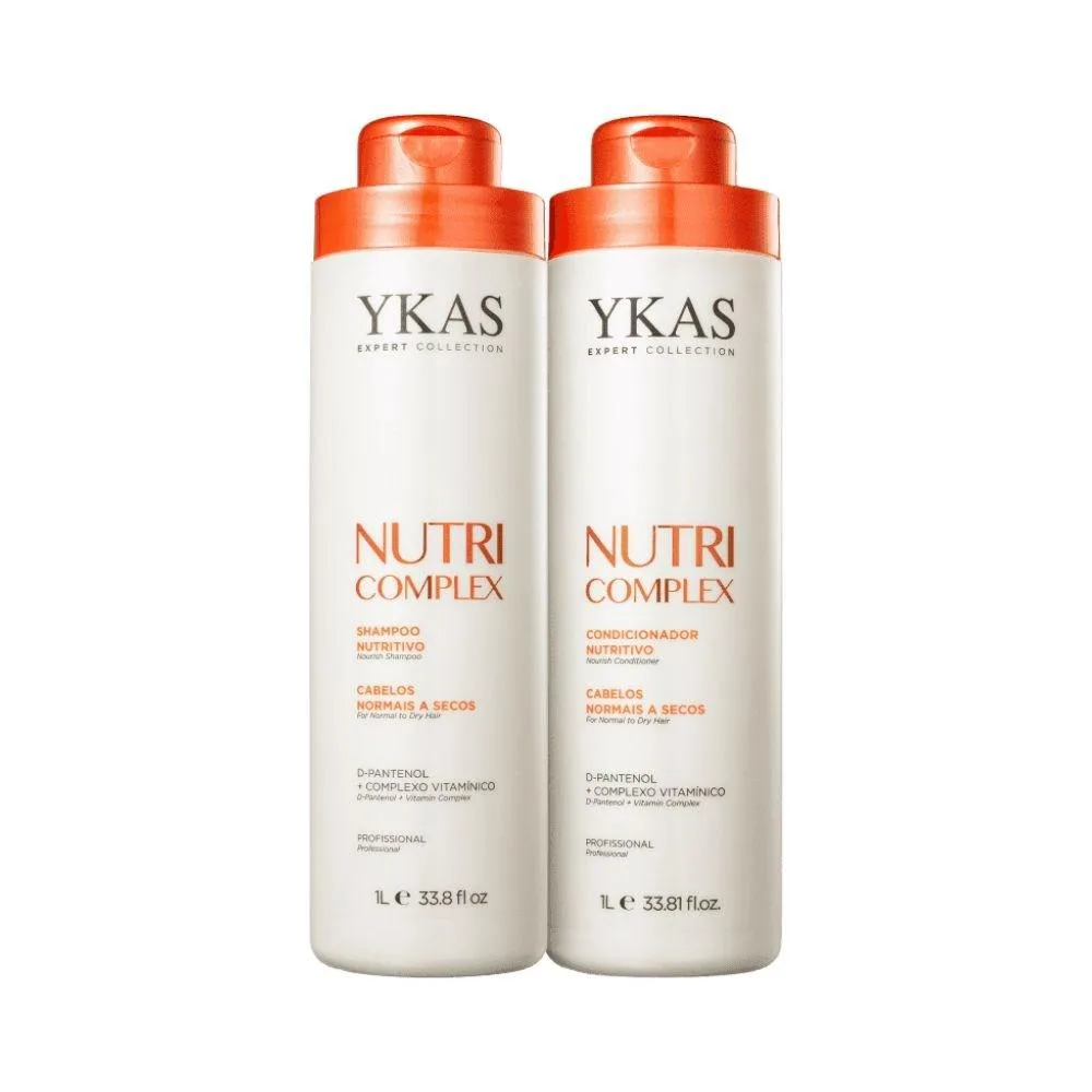 Ykas - Nutri Complex Shampoo + Condicionador - Kit Capilar - 2x1L