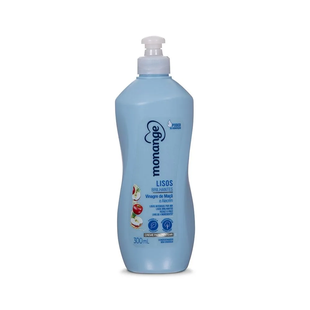Creme para Pentear Monange Lisos Brilhantes 300ml