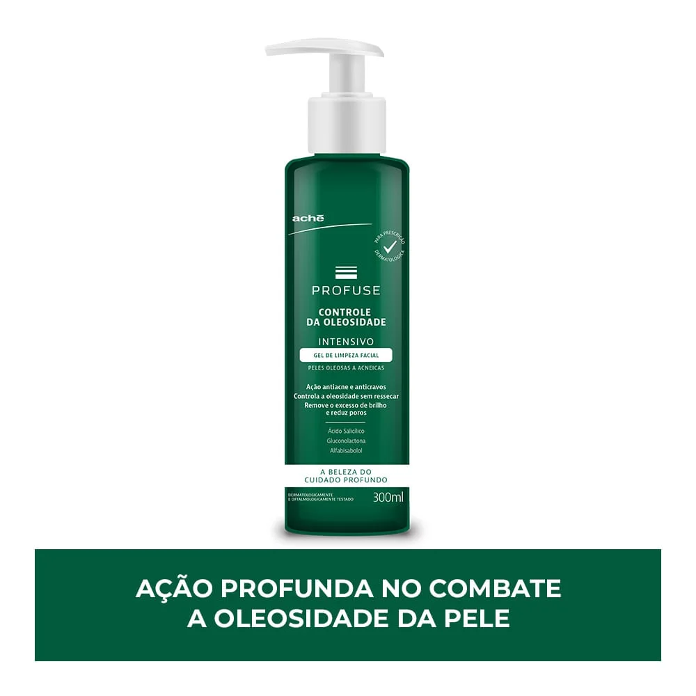 Gel De Limpeza Facial Profuse Controle Da Oleosidade Intensivo 300ml