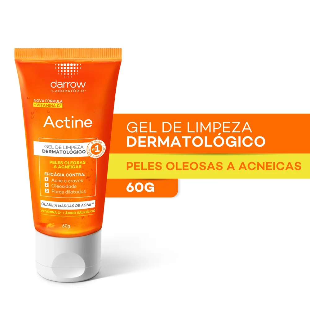 Gel de Limpeza Facial Darrow Actine Antioleosidade 60g