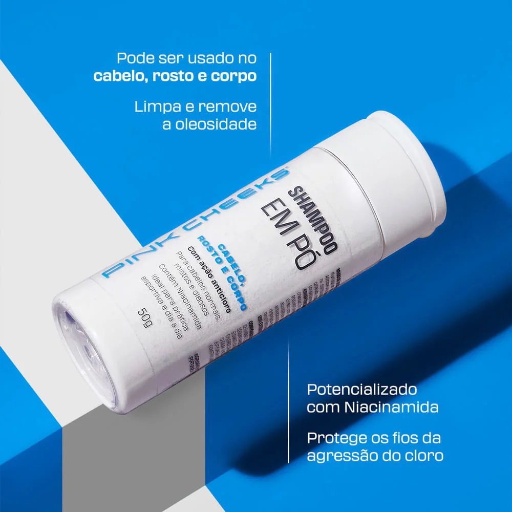 Shampoo em Pó 50g Refil - Pink Cheeks