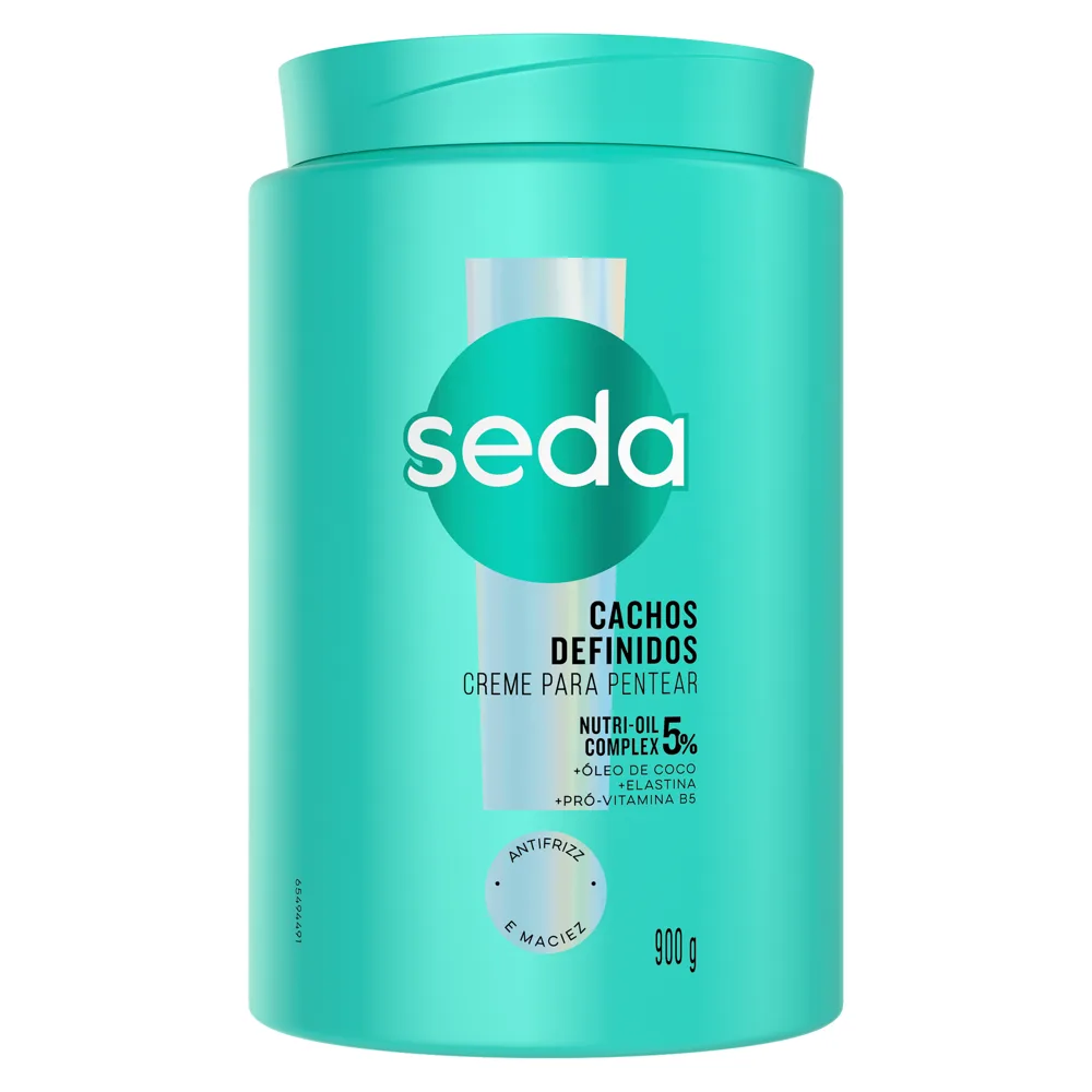 Creme Para Pentear Seda Cachos Definidos 900g