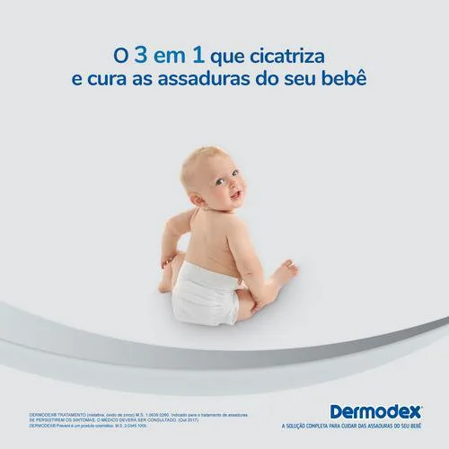Dermodex Tratamento 100.000 U.I./g + 200 mg/g Pomada para Assadura 60g