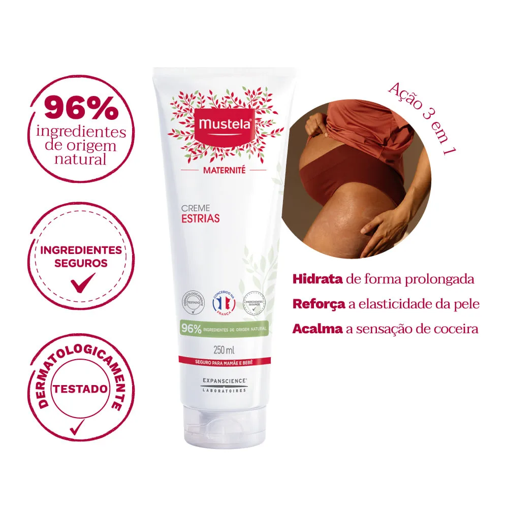 Creme Prevenção de Estrias Mustela Maternité 250ml