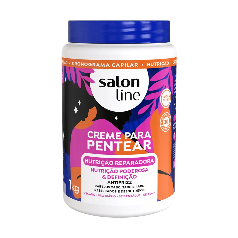Creme De Pentear Salon Line Nutrição Reparadora 1Kg
