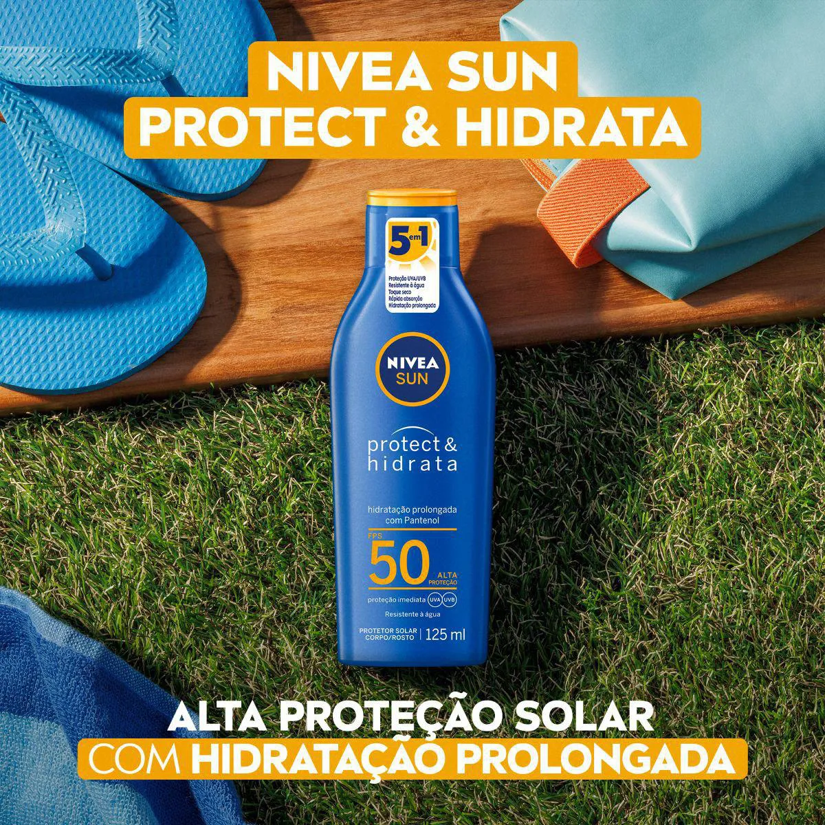 Nivea Sun Loção Protetora Light Feeling FPS 50 200ml
