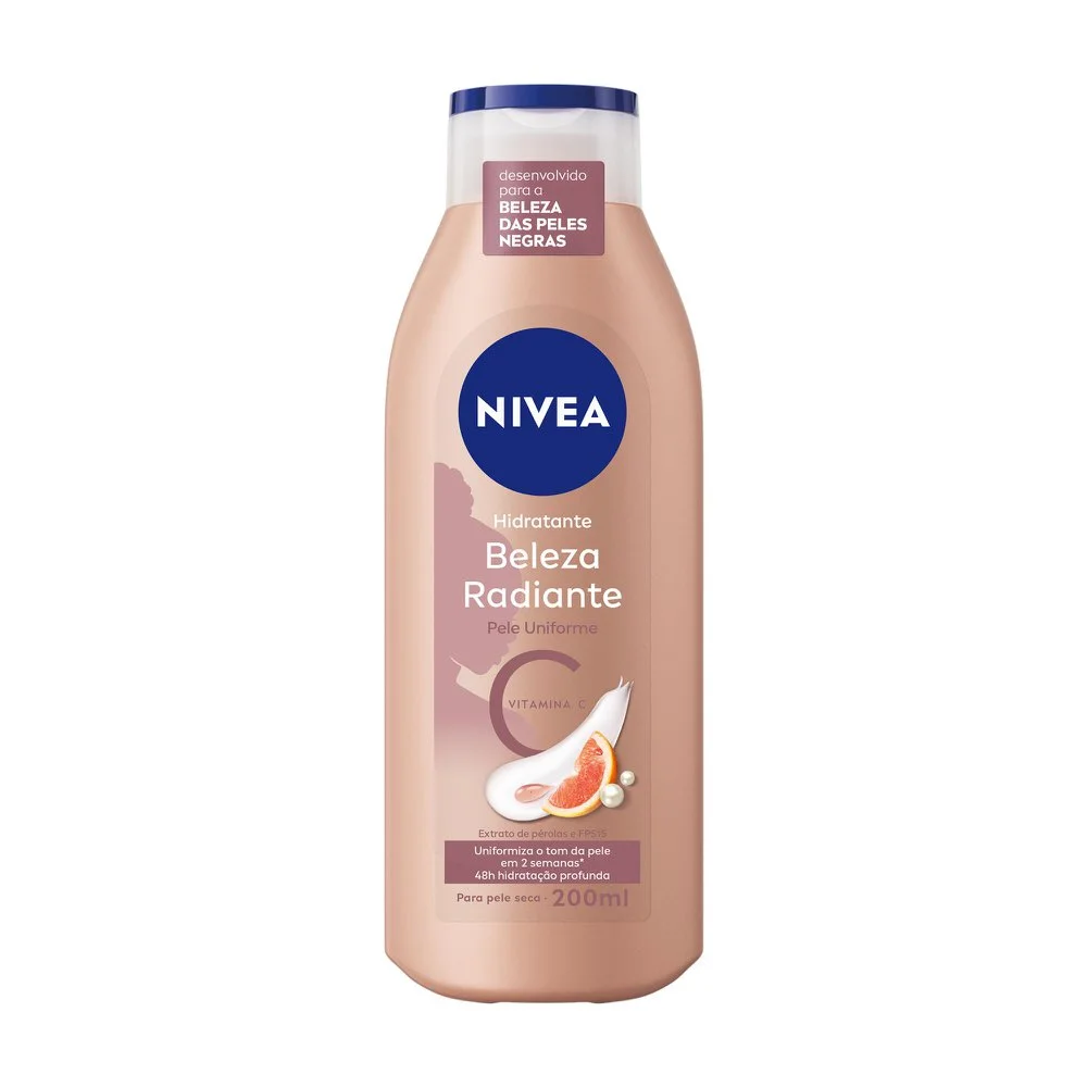 Loção Corporal Nivea Beleza Radiante Pele Uniforme FPS 15 200ml