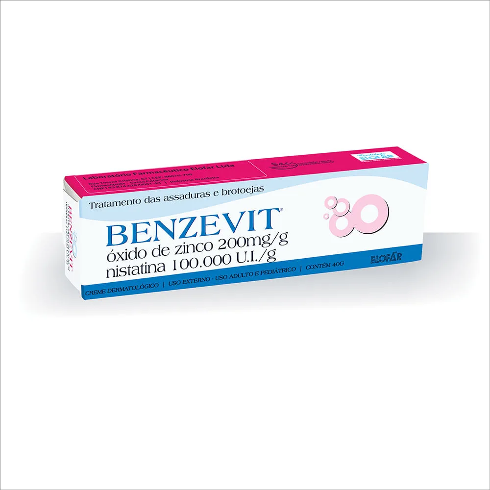 Pomada para Assadura Benzevit 200mg + 100.000UI 40g