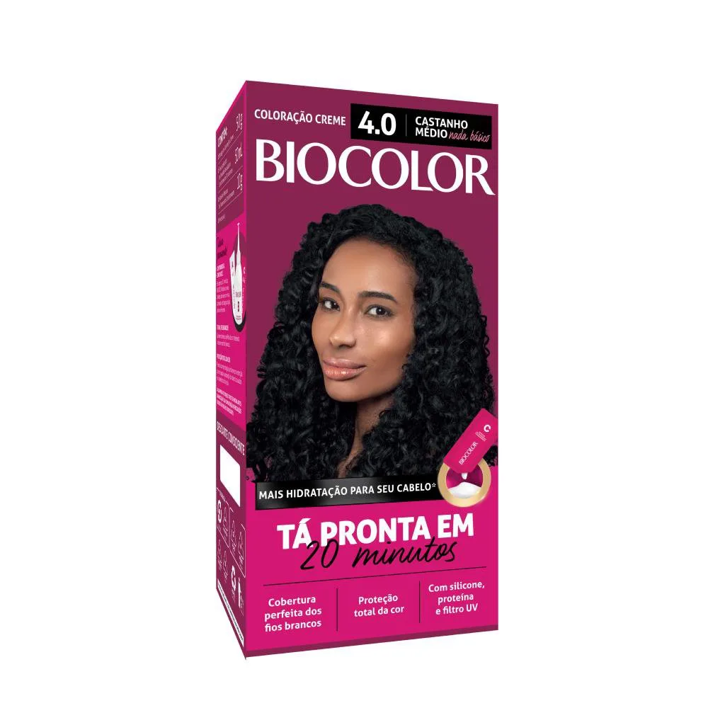 Tinta de Cabelo Biocolor Mini Kit Castanho Malícia 4.0