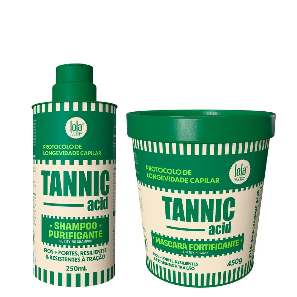 Lola From Rio - Tannic - Kit Shampoo 250ml + Máscara 450g