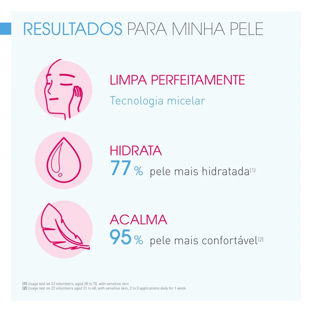 Gel de Limpeza Micelar Bioderma Sensibio Calmante e Hidratante Moussant 100ml