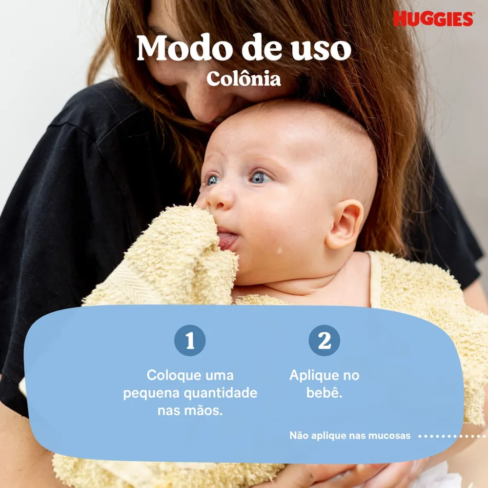 Colônia Huggies Extra Suave Hipoalergênica 100 ml
