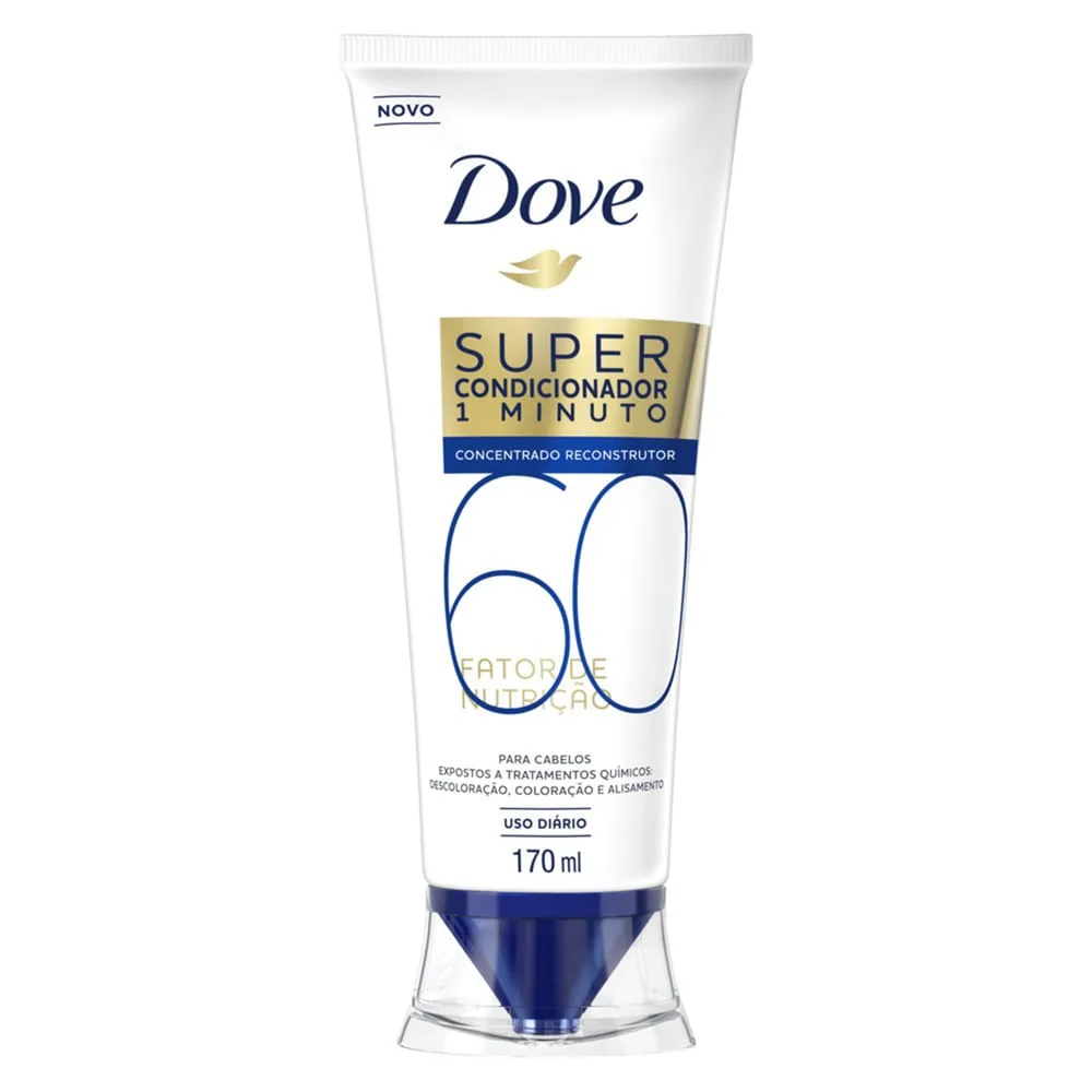 Super Condicionador Dove 1 Minuto Fator de Nutrição 60 170ml
