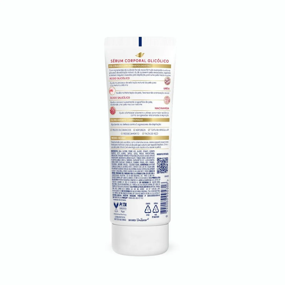 Hidratante Corporal Dove Sérum Glicólico + Reparador De Textura 180ml