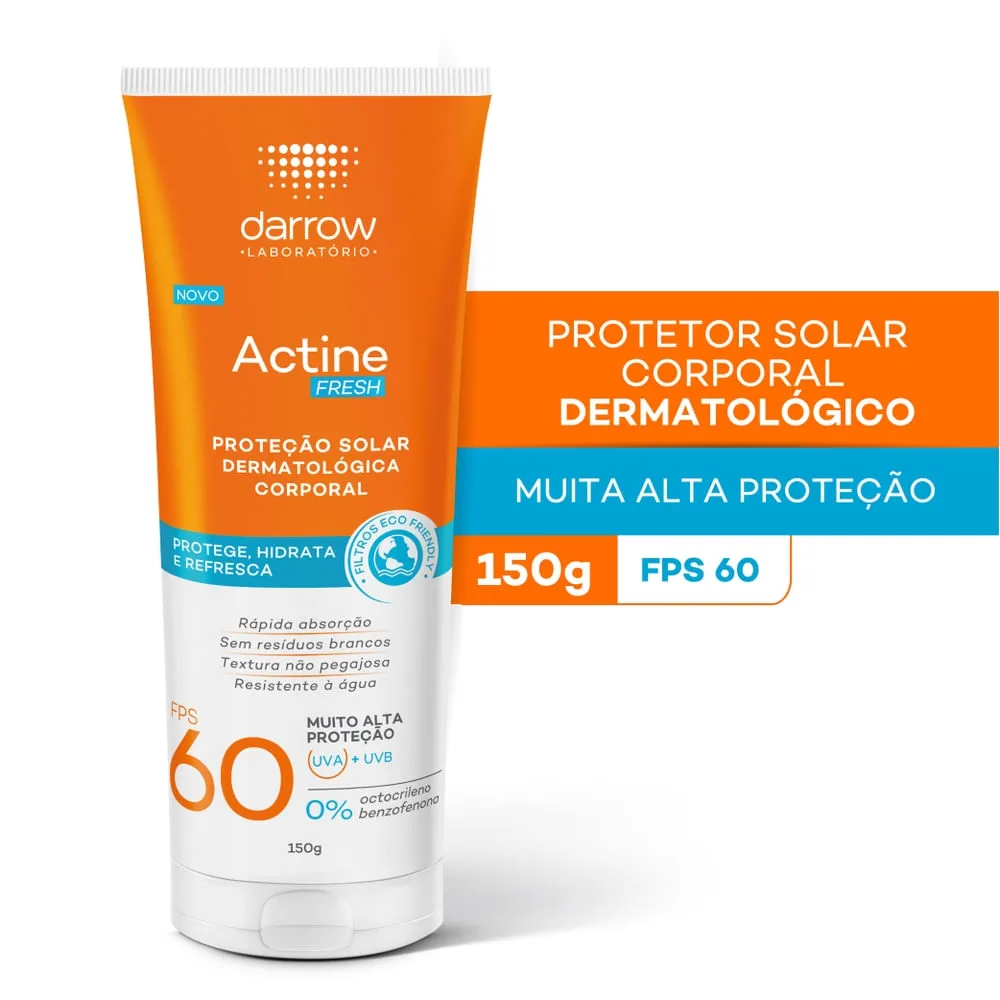 Protetor Solar Actine Fresh FPS60 150g