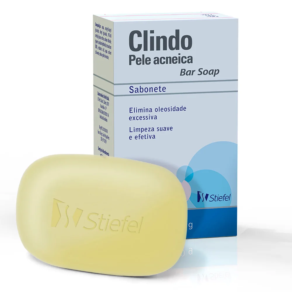 Sabonete em Barra Facial Clindo Pele Acneica 100g