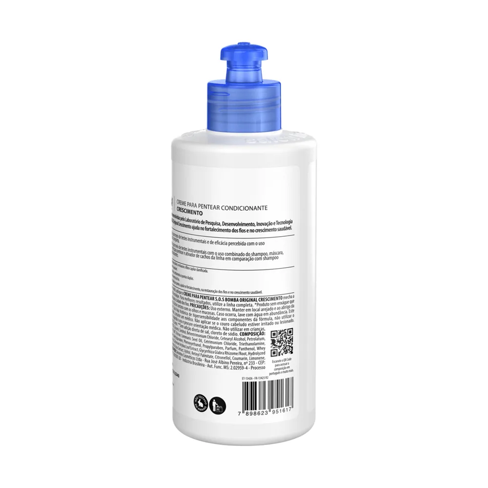 Creme de Pentear Salon Line SOS Bomba Original 300ml
