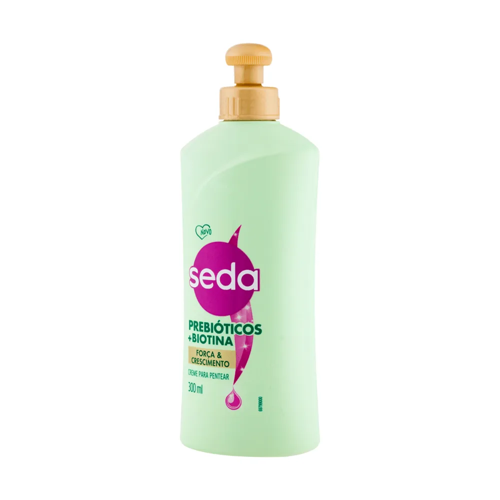 Creme de Pentear Seda Força & Crescimento Prebióticos + Biotina 300ml