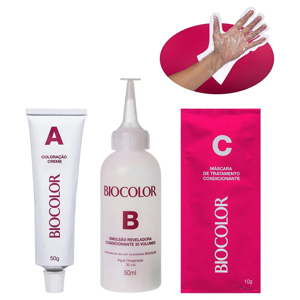 Tintura de Cabelo Biocolor Vermelho Intenso de Arrasar 6.66