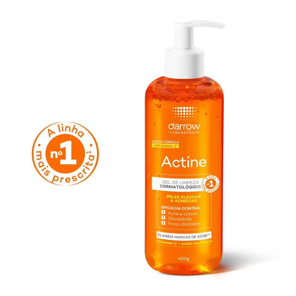 Gel de Limpeza Facial Darrow Actine Antioleosidade 400g
