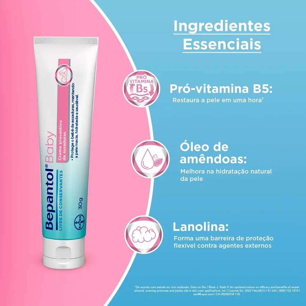 Kit Pomada para Assadura Bepantol Baby 30g 3 Unidades Leve 3 Pague 2