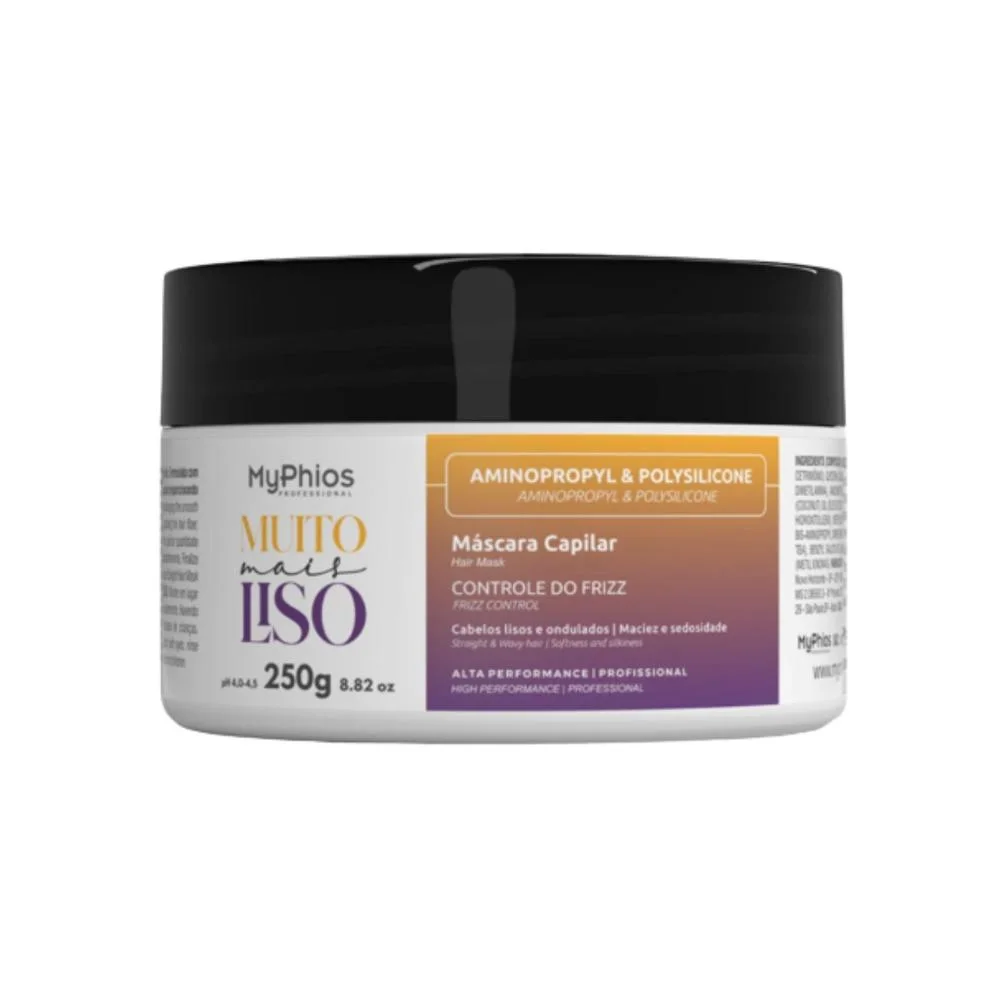 MyPhios Muito Mais Liso - Máscara Hidratação Controle de Frizz - 250g