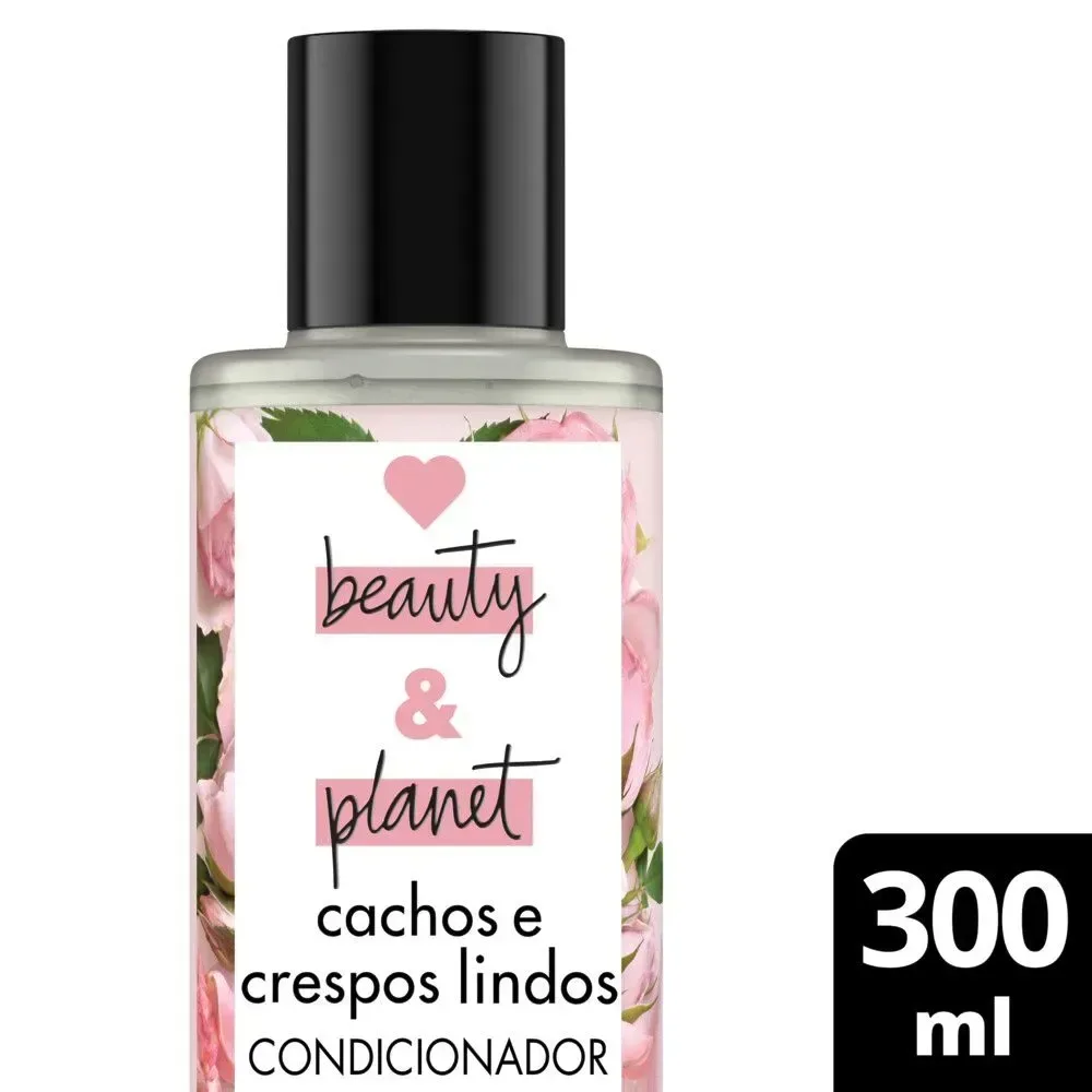 Condicionador Love Beauty & Planet Cachos e Crespos Lindos Vegano 300ml