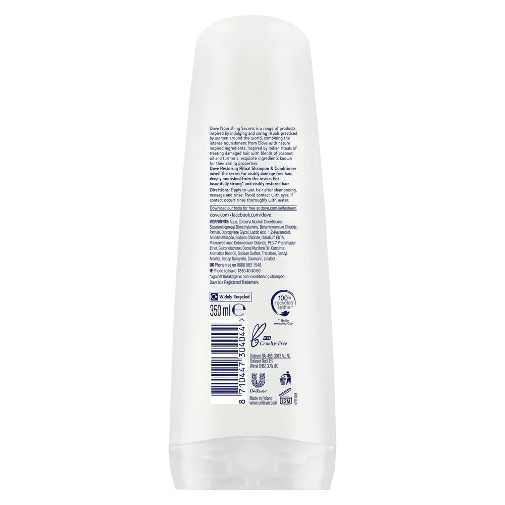 Condicionador Dove Nutritive Secrets Ritual de Reparação 400ml