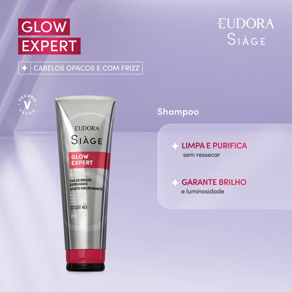 Shampoo Eudora Siàge Glow Expert 250ml