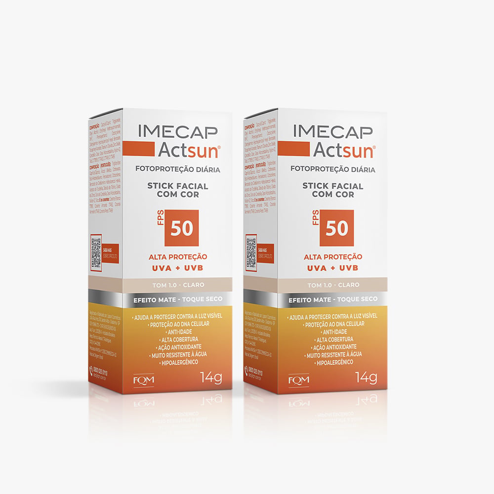 Kit Actsun Bastão Claro 2 Un