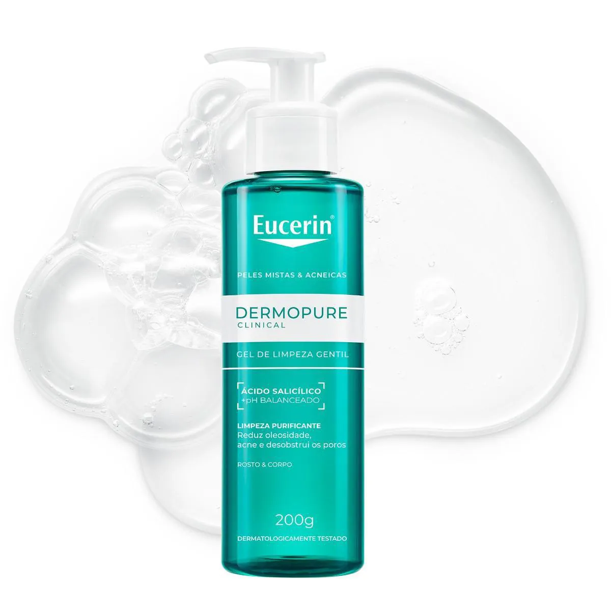 Eucerin DermoPure Oil Control Gel de Limpeza Facial 200ml
