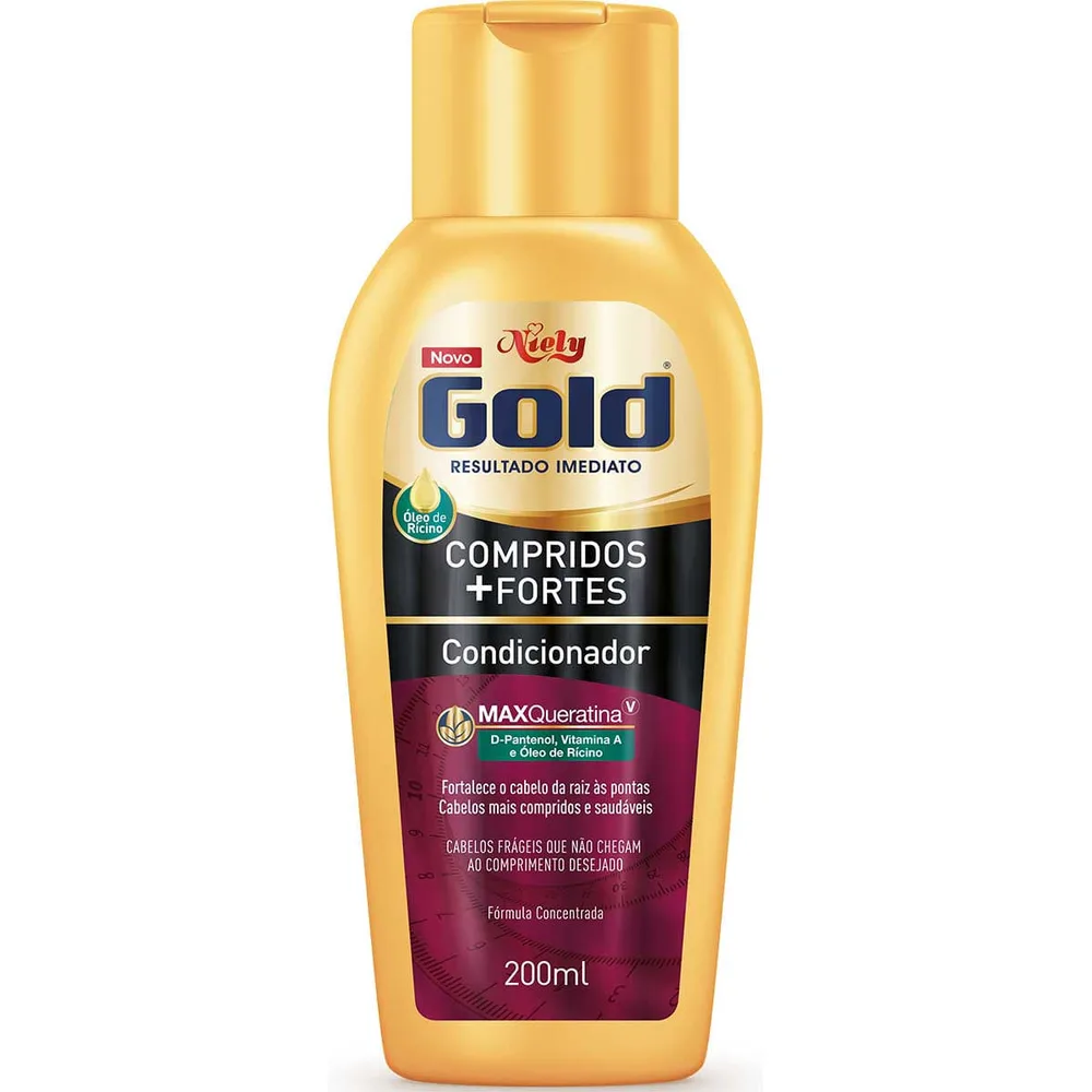 Condicionador Niely Gold Compridos + Fortes 200ml