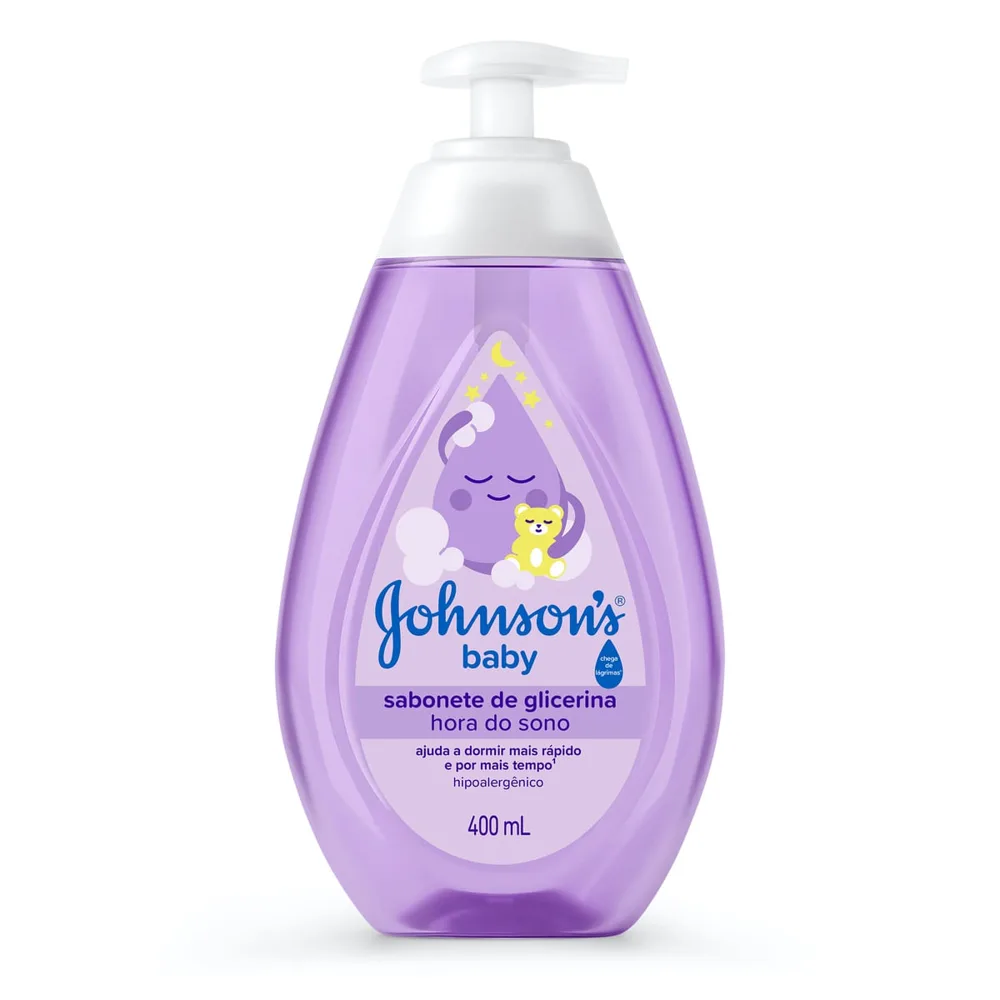 Sabonete Líquido Infantil Johnson's Baby Hora do Sono Sem Lágrimas 400ml