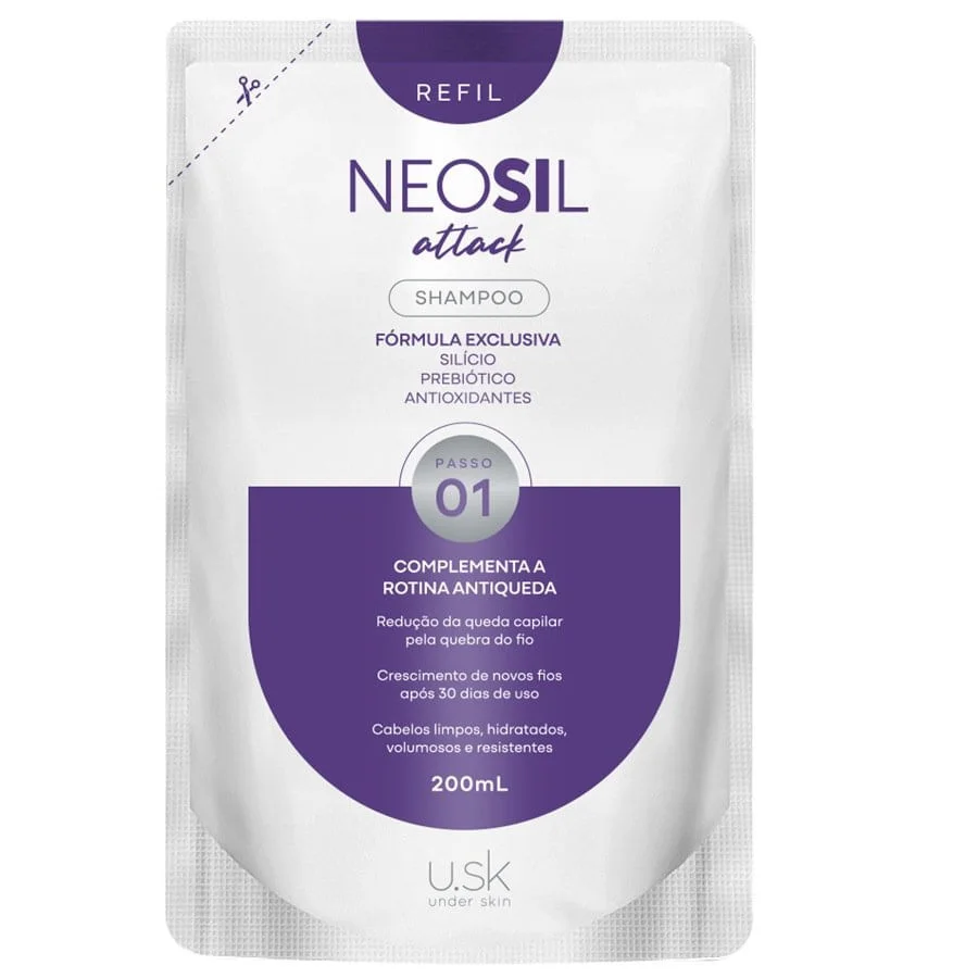 Shampoo Neosil Attack Refil 200ml