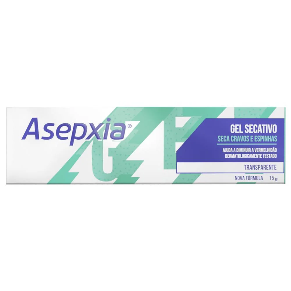 Gel Secativo Asepxia para Cravos e Espinhas 15g