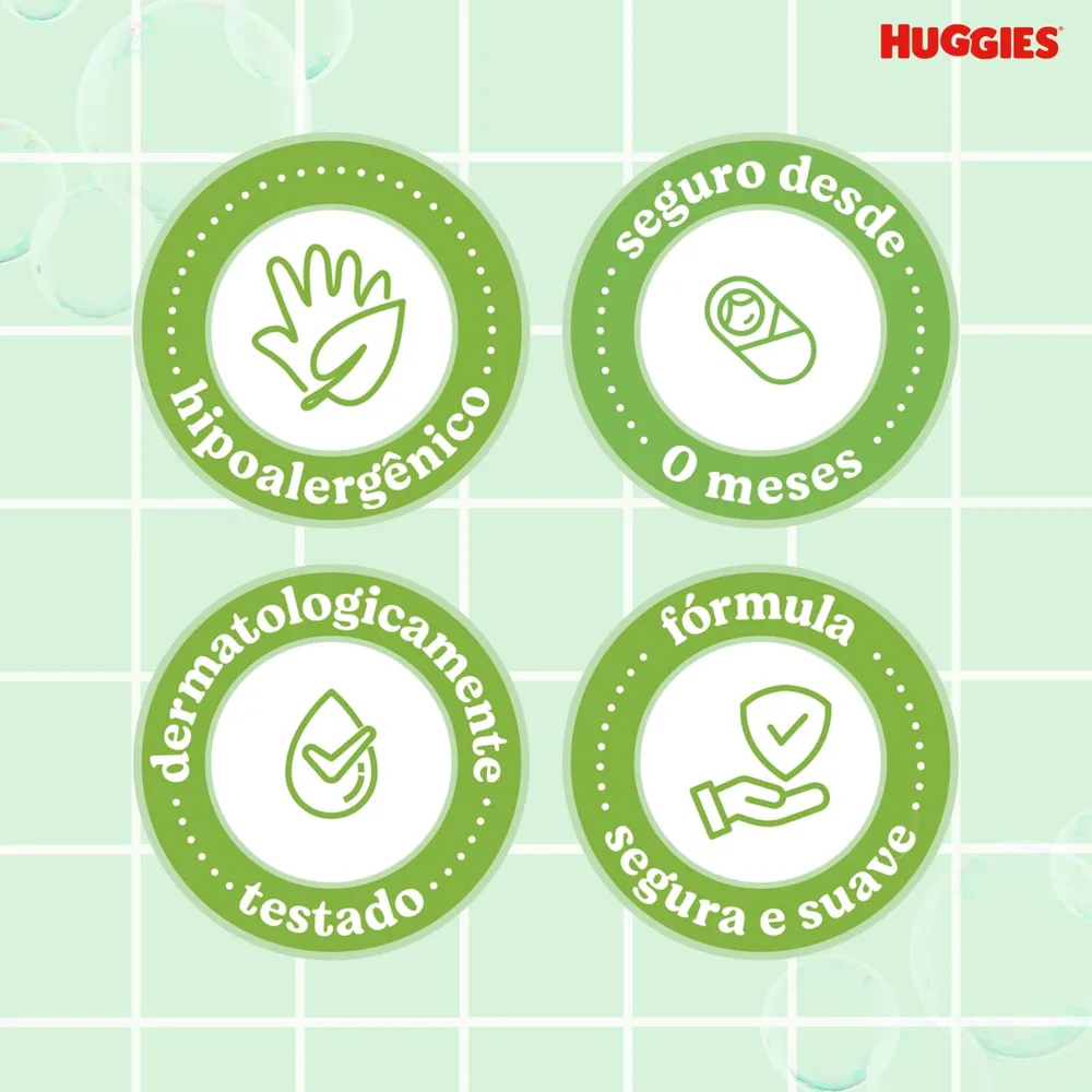 Sabonete Líquido Infantil Huggies Baby Glicerina Camomila Natural Refil 200ml