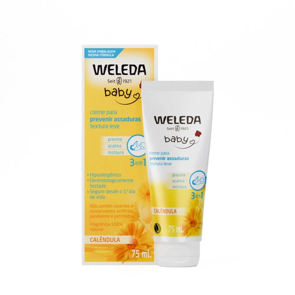 Creme Para Previnir Assadura Babycreme De Calêndula 75ml