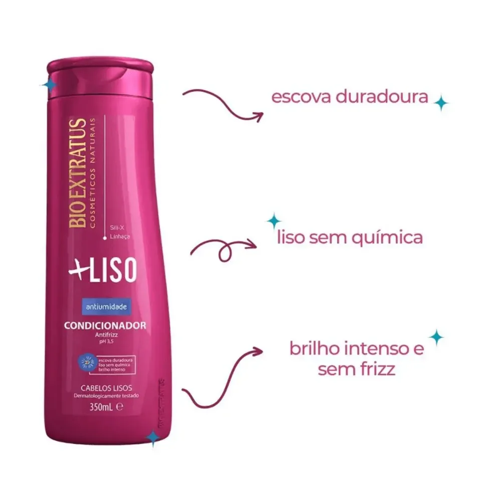 Condicionador Bio Extratus Mais Liso Antiumidade 350ml