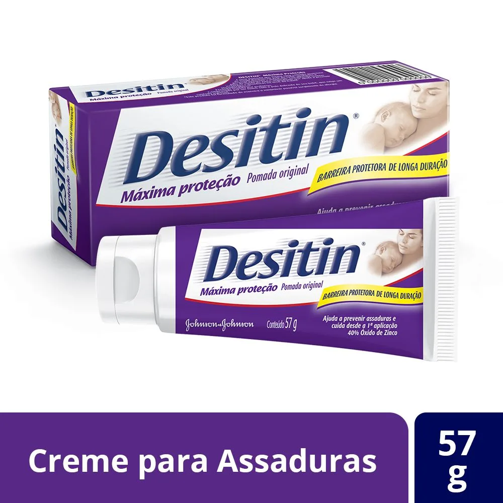Creme Preventivo De Assaduras Desitin Máxima Duração 57G