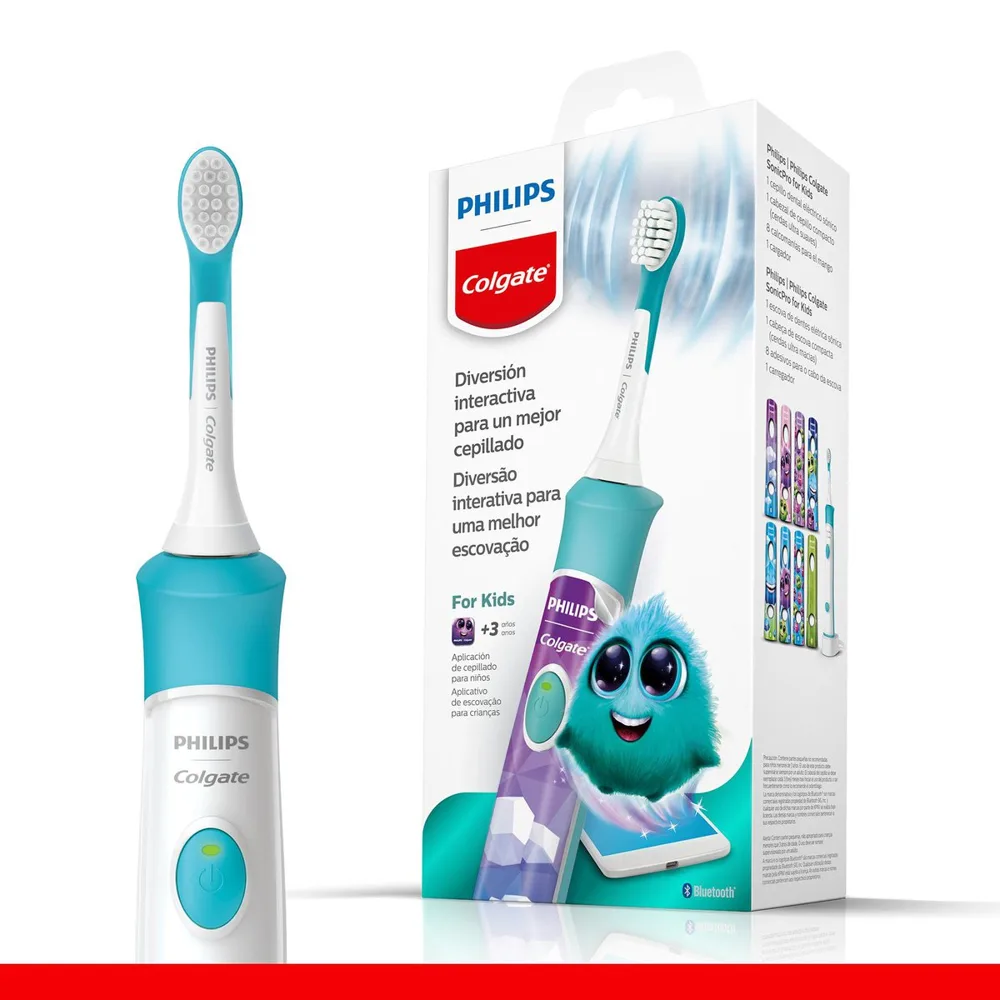 Escova Dental Elétrica Kids Philips Colgate SonicPro Bivolt 1 Unidade