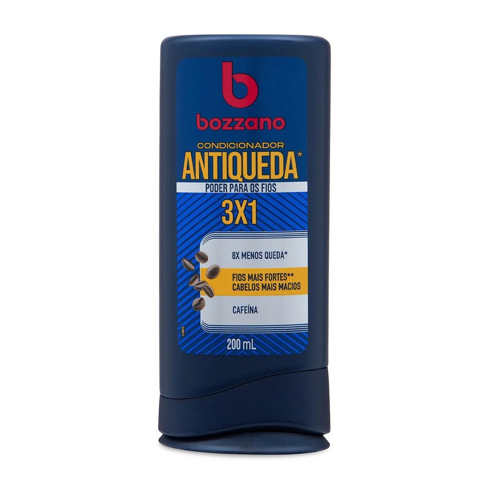 Condicionador Bozzano Antiqueda 3 x 1 Cafeína 200ml