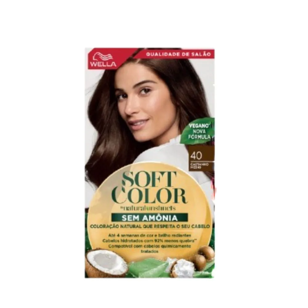 Tintura Soft Color Castanho Médio 40