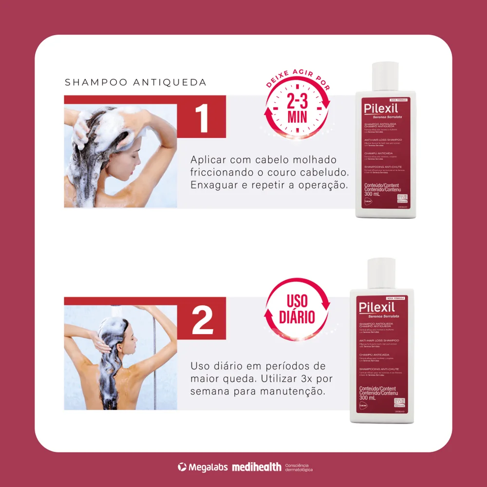 Shampoo Pilexil Antiqueda 300ml