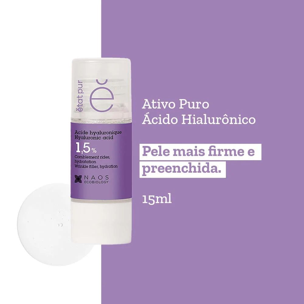Sérum Facial Ácido Hialurônico Etat Pur Ativo Puro 15ml