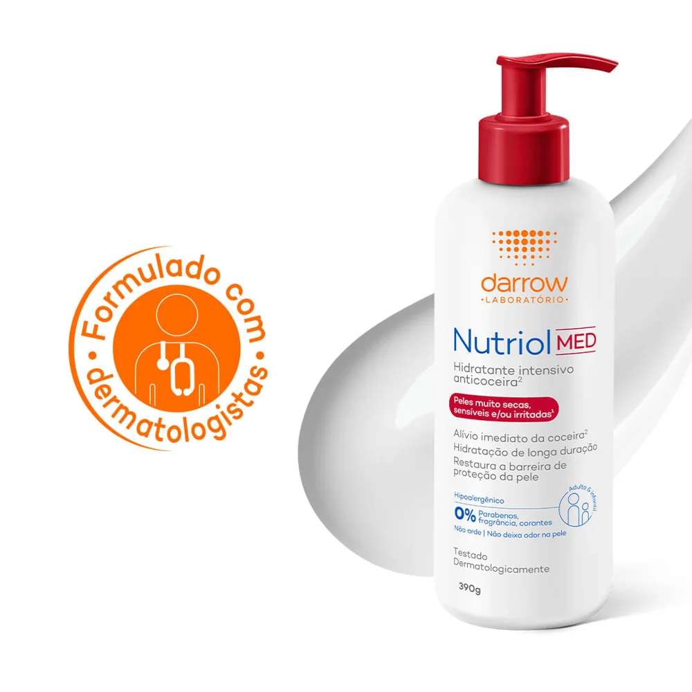 Loção Corporal Nutriol Med Hidratante Intensiva Anticoceira 390g